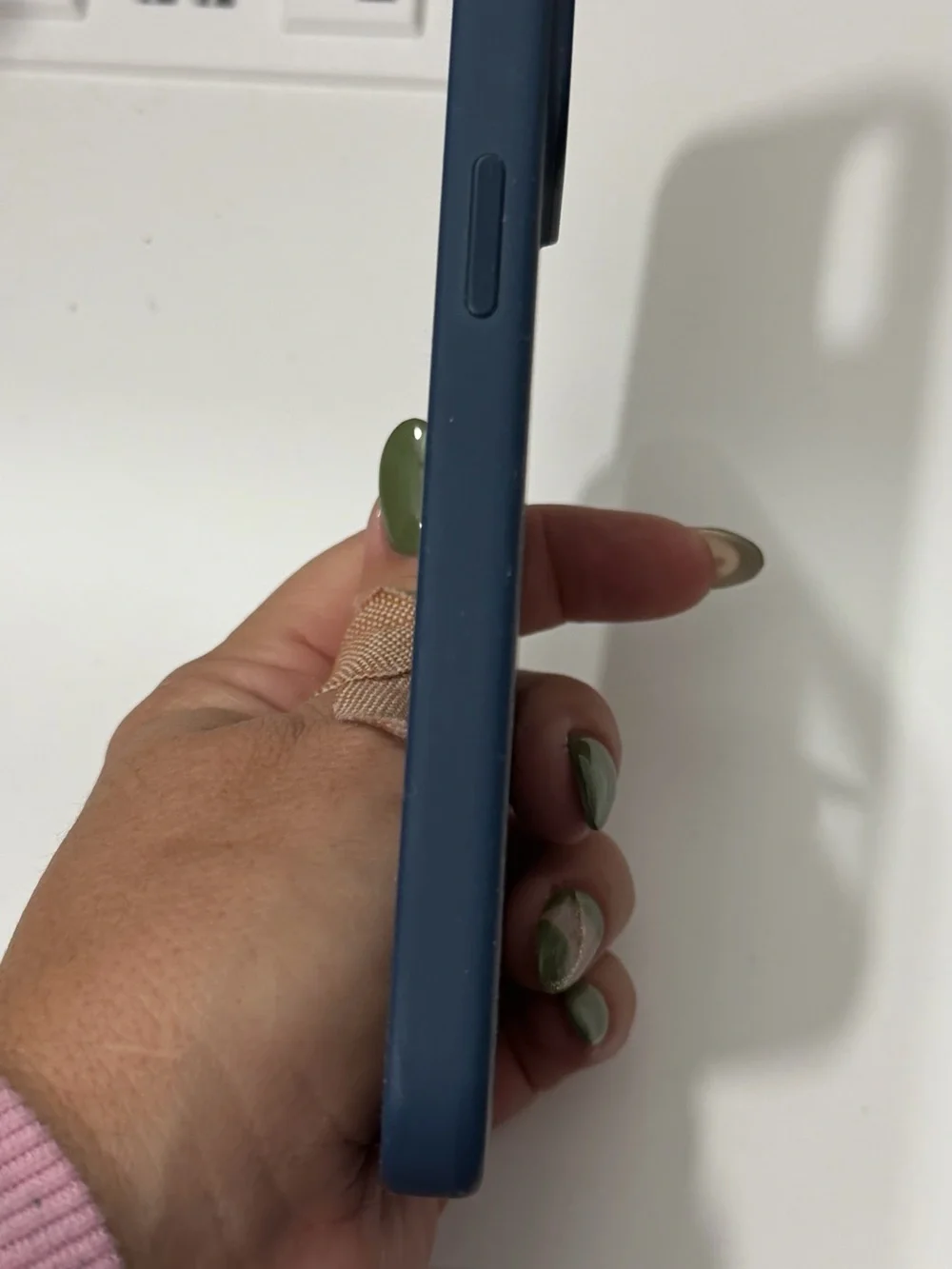 Apple Silicone iPhone Case - Navy Blue